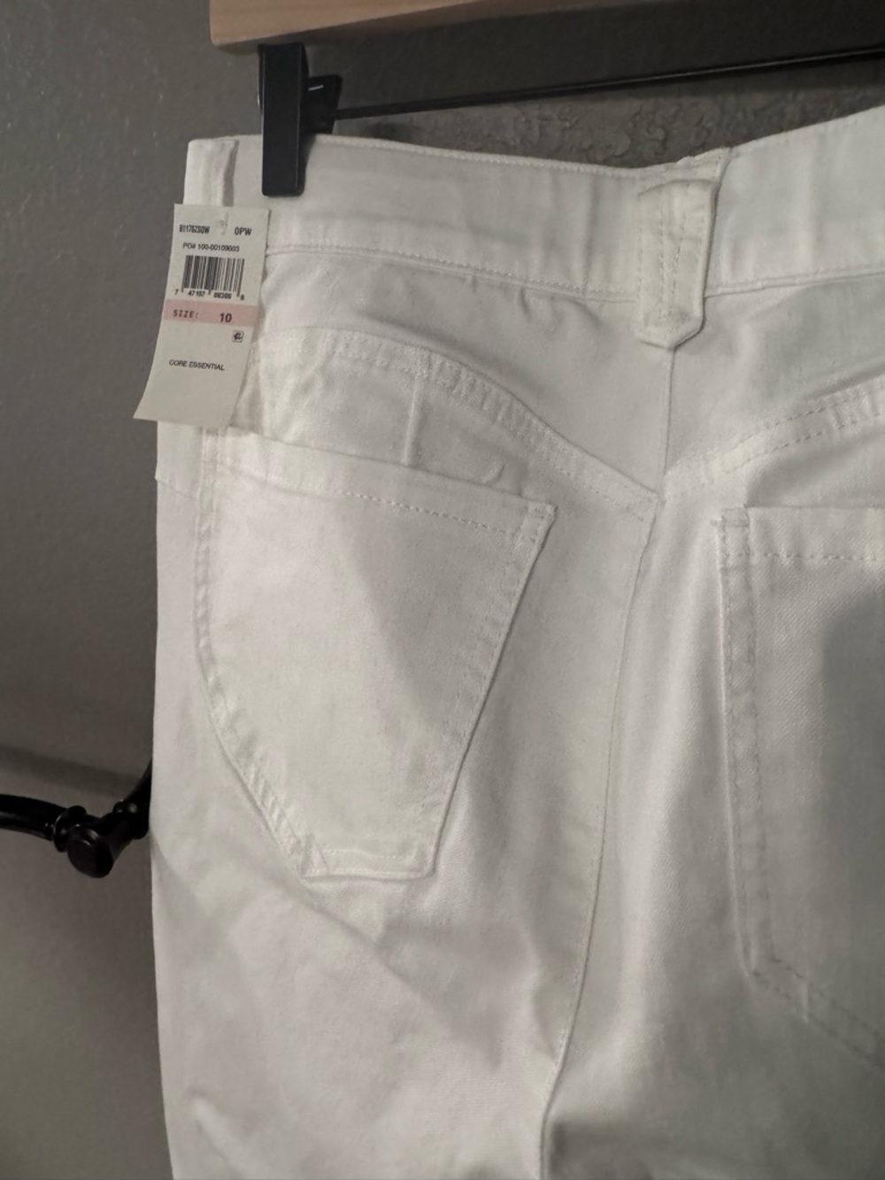 NWT Democracy Jeans “Ab” solution ankle skimmer Size 10 White - Picture 8 of 8